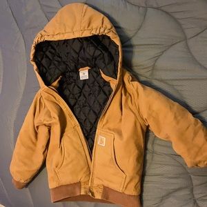 A Carhart jacket kids size small